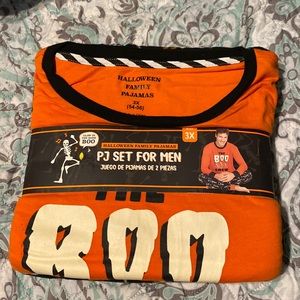 NWT mens family pajama 2 pieces 3x in size.